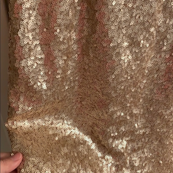 LULUS Rose gold sequins dress - Picture 5 of 8